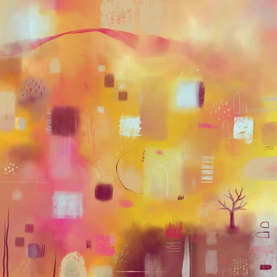 Allotments Near Rochester by Nic Squirrell framed canvas print