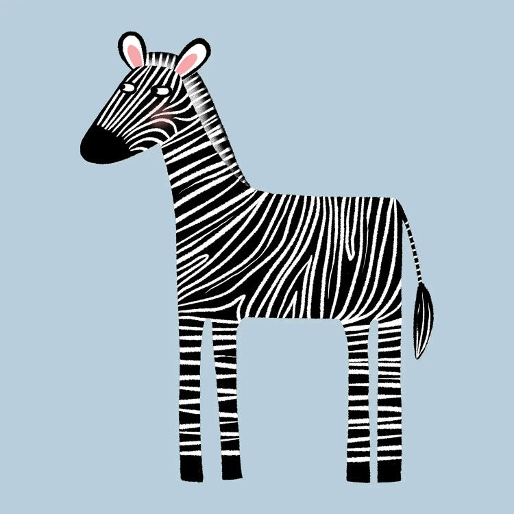 Zebra by Nic Squirrell wall art