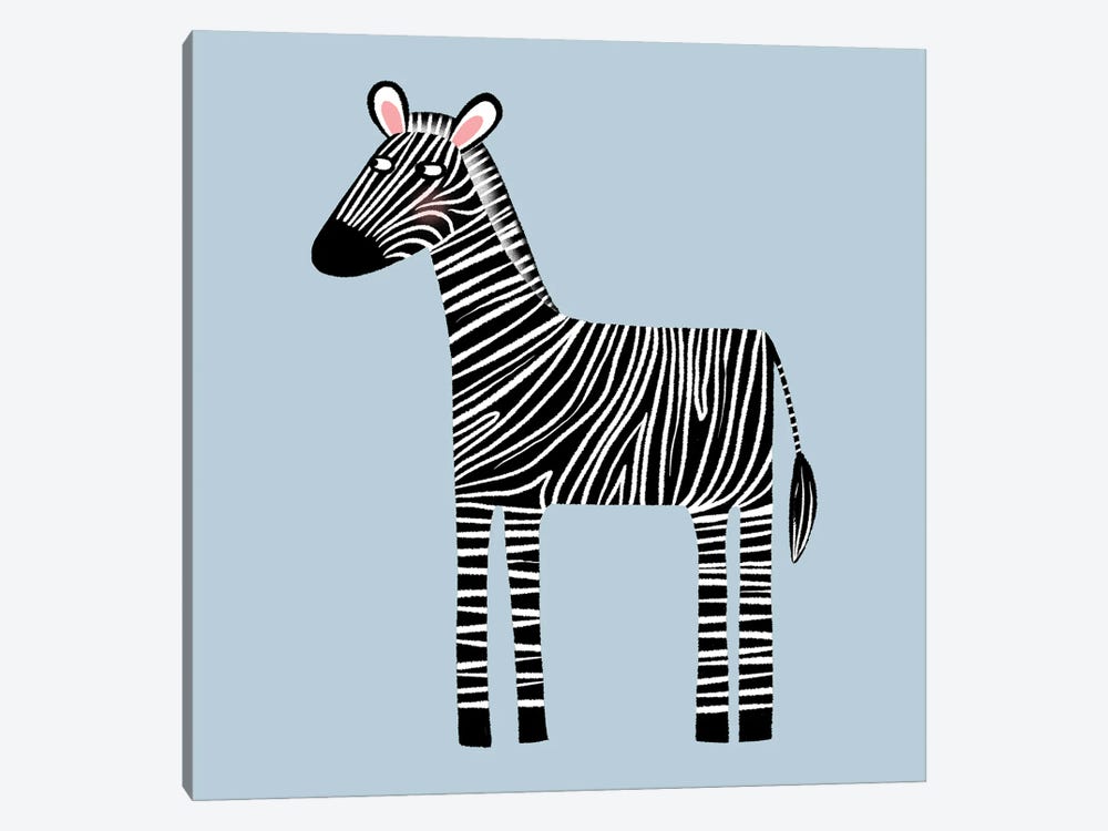 Zebra by Nic Squirrell 1-piece Art Print