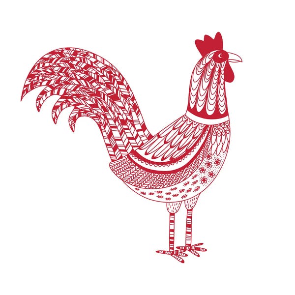 American Décor: The Most Magnificent Rooster by Nic Squirrell