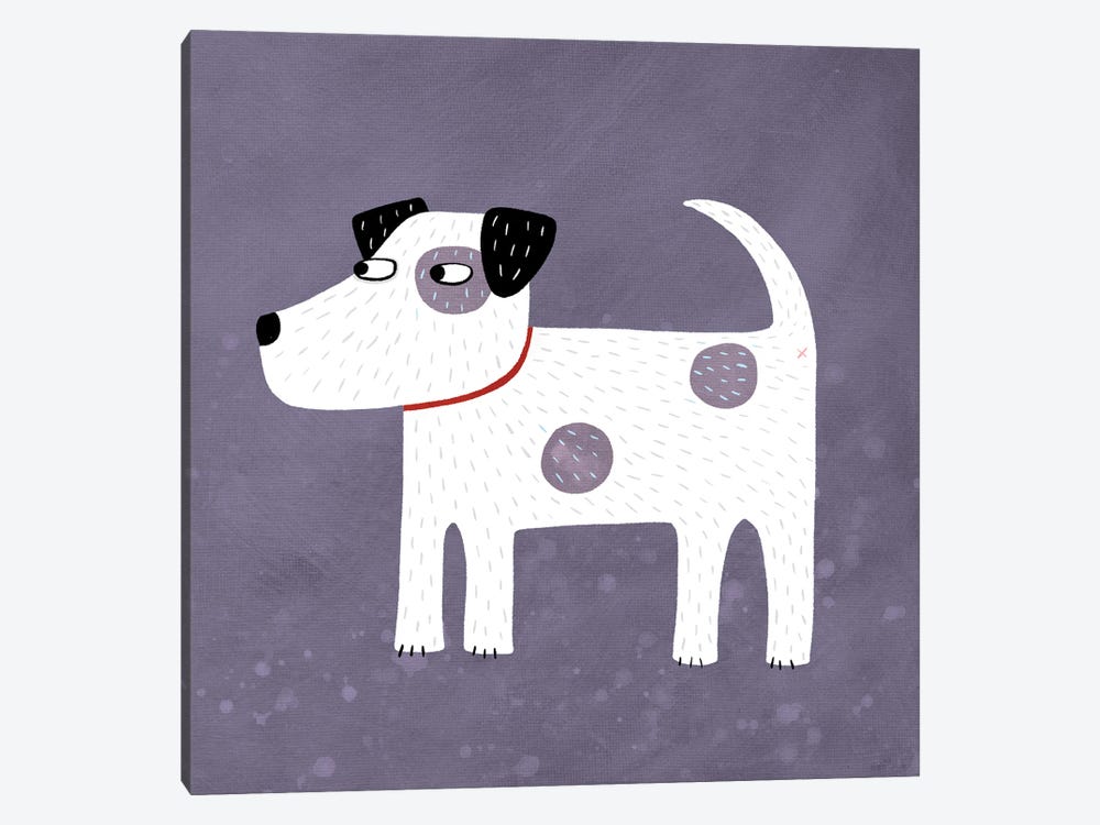 Jack Russell Terrier Dog by Nic Squirrell 1-piece Canvas Art