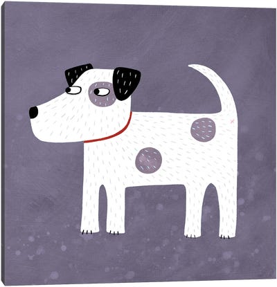 Jack Russell Terrier Dog Canvas Art Print
