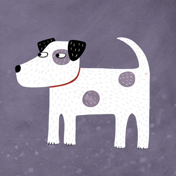 Mid-Century Modern Animals: Jack Russell Terrier Dog by Nic Squirrell