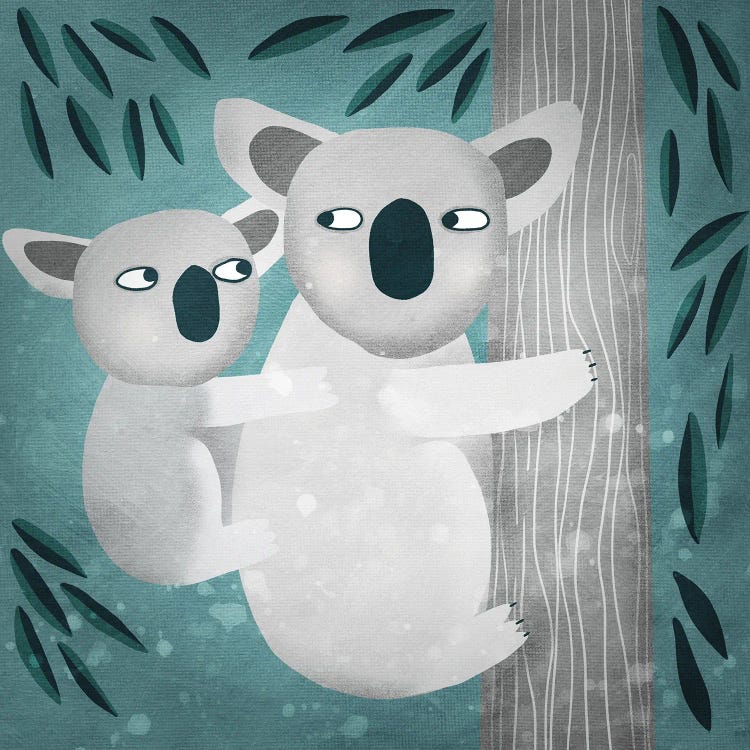 Koala by Nic Squirrell wall art