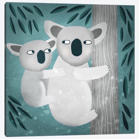 Koala Canvas Print #NSQ41} by Nic Squirrell Canvas Art