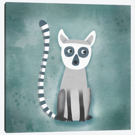 Lemur Canvas Print #NSQ43} by Nic Squirrell Canvas Art