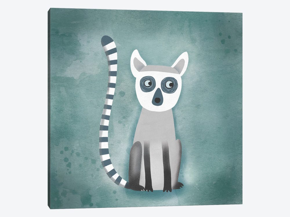 Lemur by Nic Squirrell 1-piece Canvas Wall Art