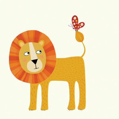 Lion by Nic Squirrell canvas print