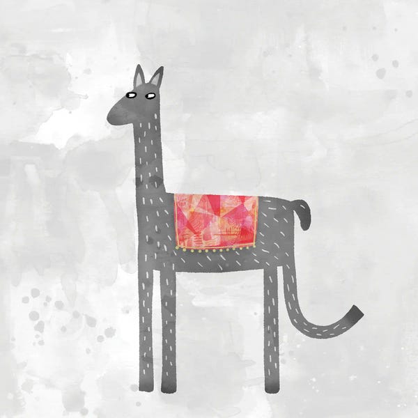 Llamas: Llama With A Fancy Blanket by Nic Squirrell