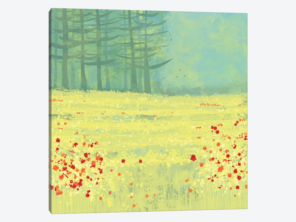 Meadow Near Périgueux by Nic Squirrell 1-piece Canvas Print