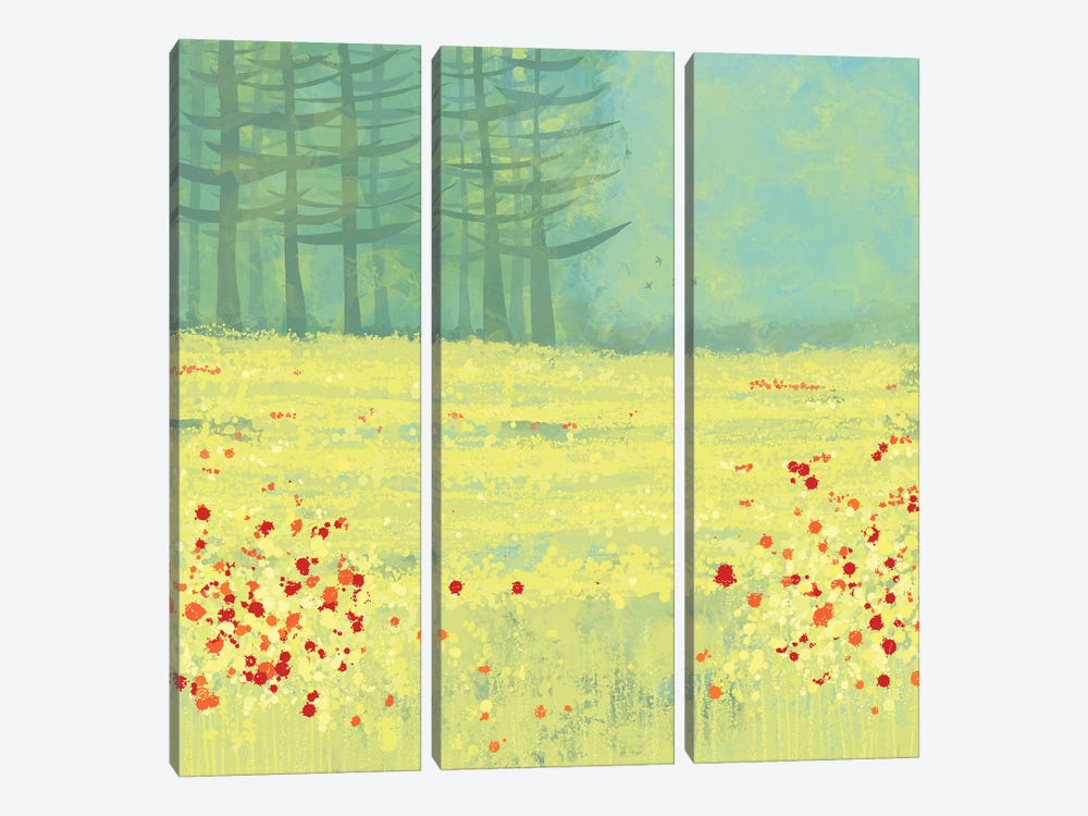 Meadow Near Périgueux by Nic Squirrell 3-piece Art Print