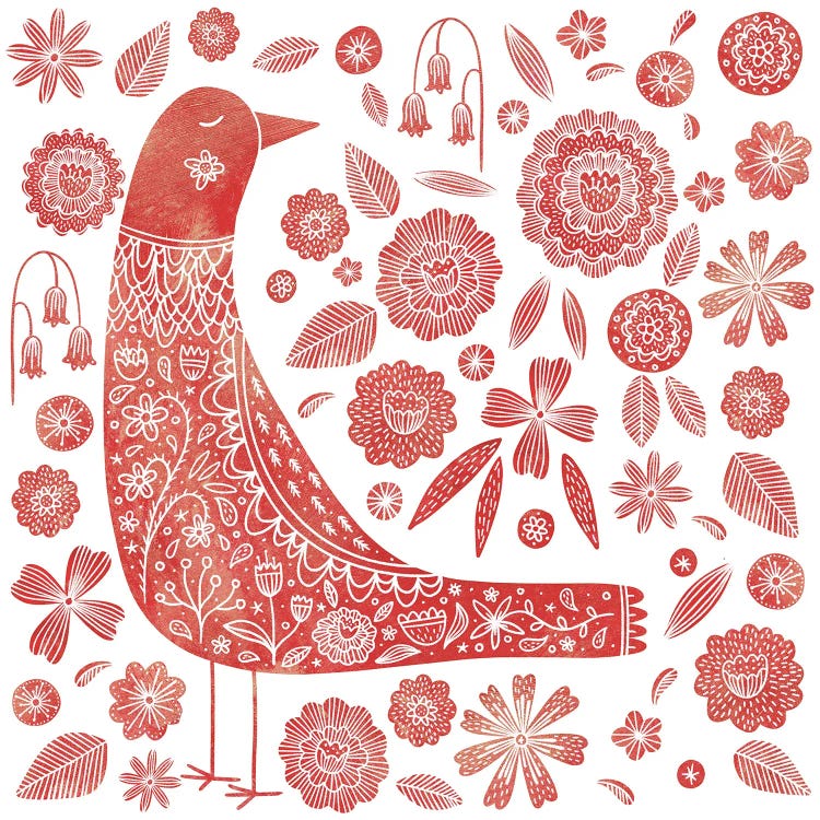 Nordic Bird by Nic Squirrell wall art