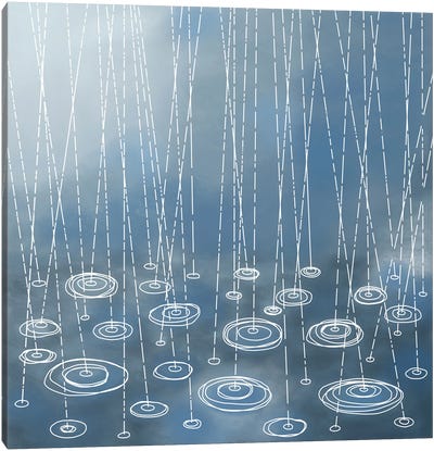 Another Rainy Day Canvas Art Print - Kids Bathroom Art