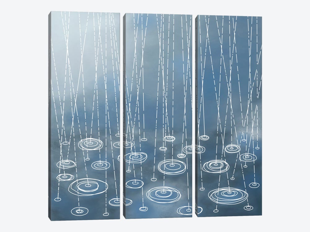 Another Rainy Day by Nic Squirrell 3-piece Canvas Art