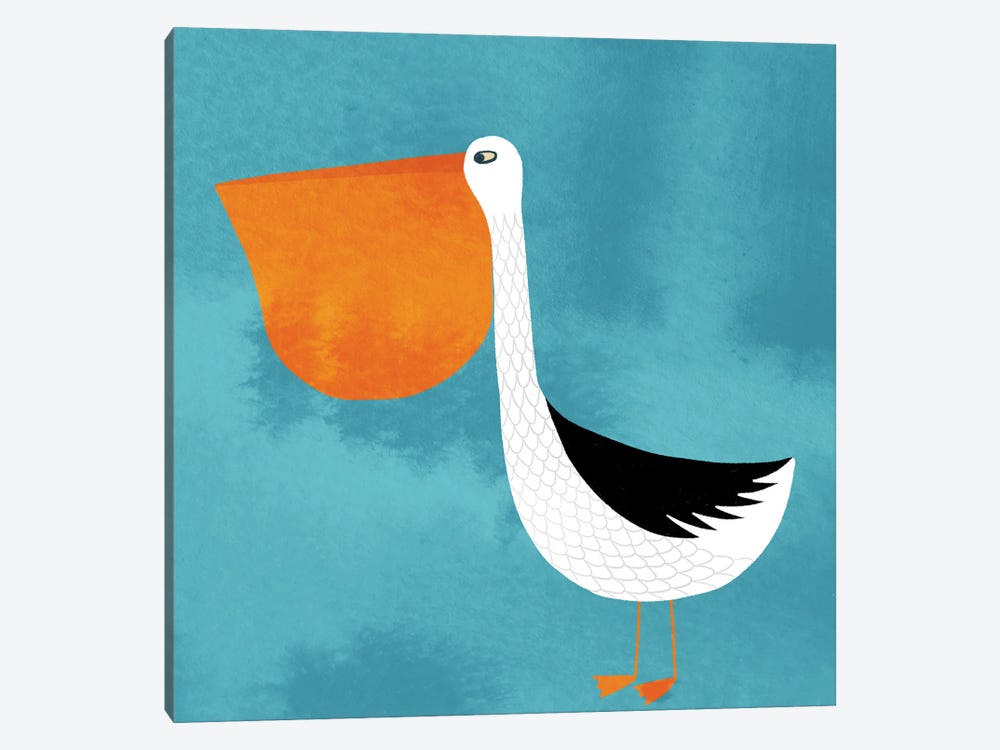 Pelican by Nic Squirrell 1-piece Art Print
