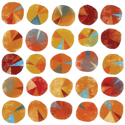 Pies Are Squared by Nic Squirrell metal wall art