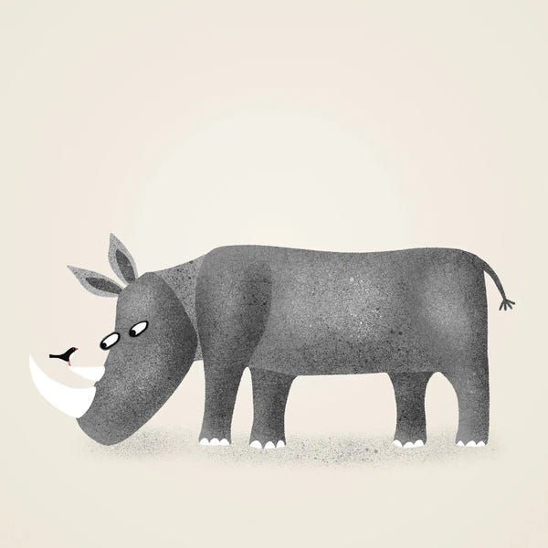 Nic Squirrell: Rhino by Nic Squirrell