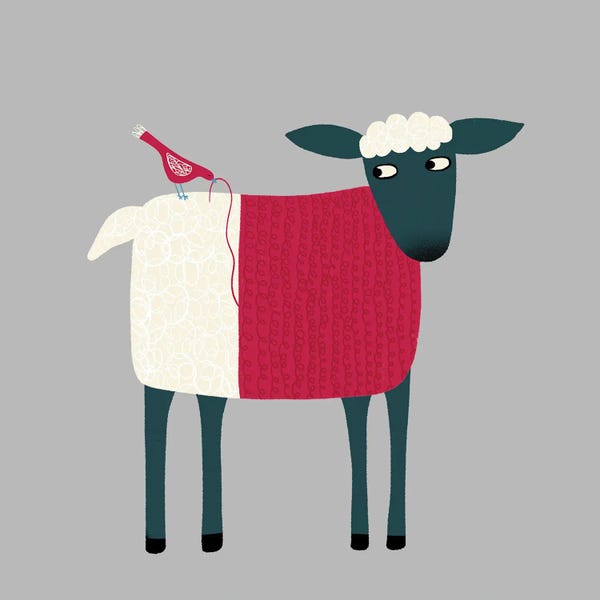 Mid-Century Modern Animals: Sheepish by Nic Squirrell