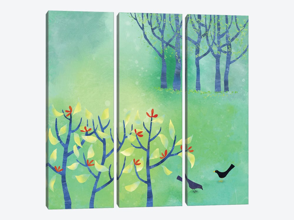 April by Nic Squirrell 3-piece Canvas Art