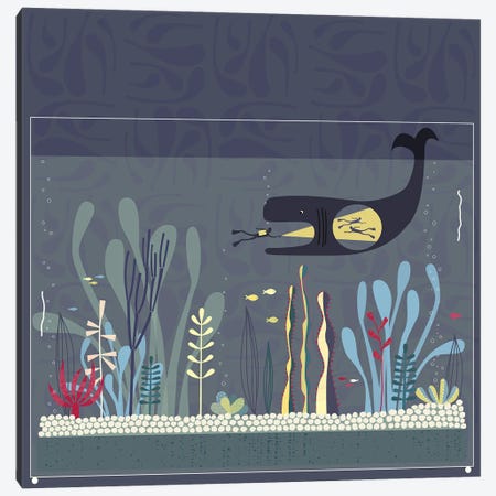 The Fishtank Canvas Print #NSQ70} by Nic Squirrell Art Print