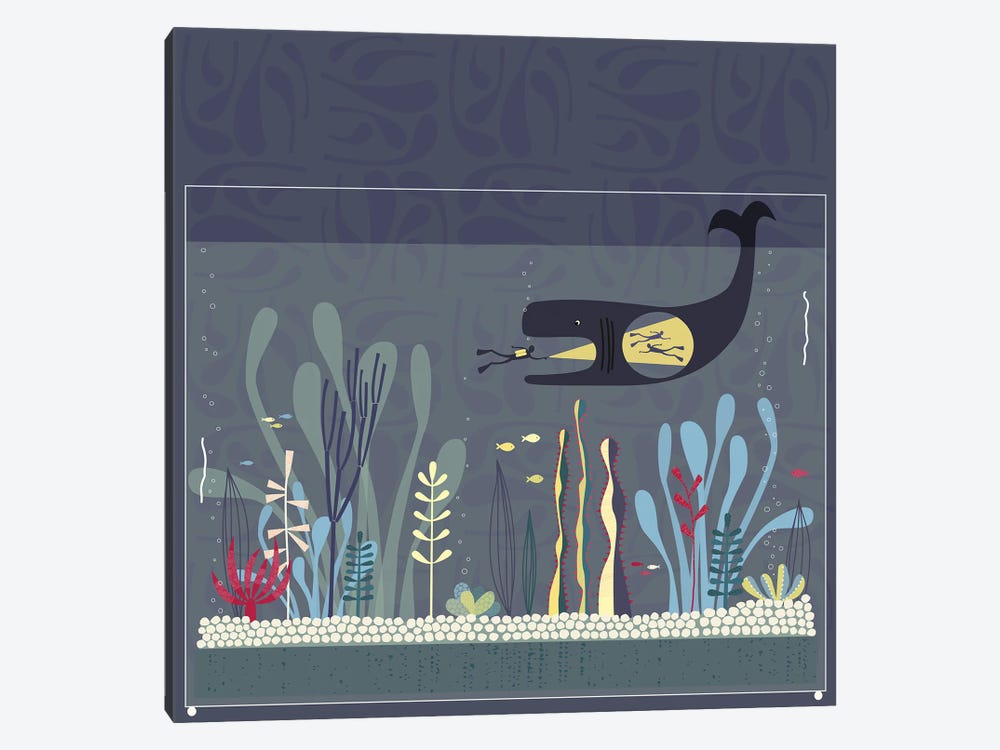The Fishtank by Nic Squirrell 1-piece Canvas Wall Art