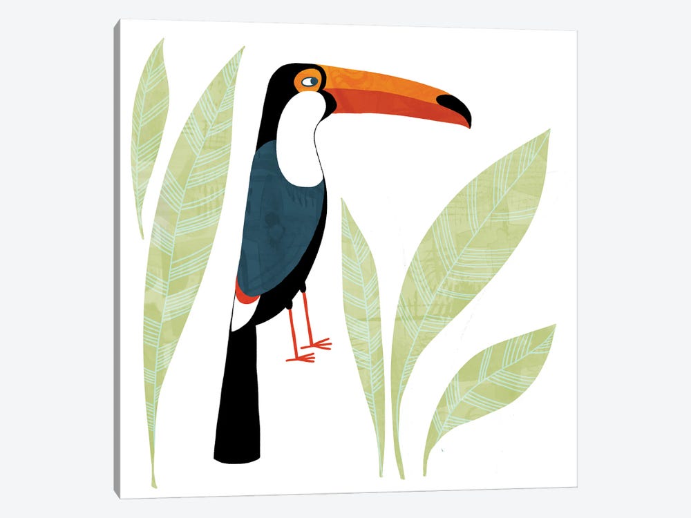 Toucan by Nic Squirrell 1-piece Canvas Wall Art