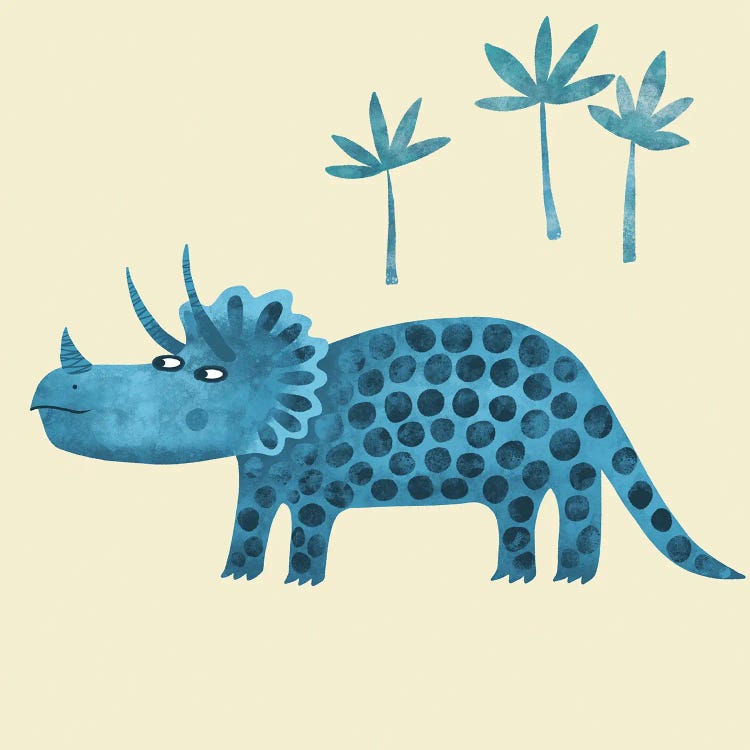 Triceratops by Nic Squirrell wall art