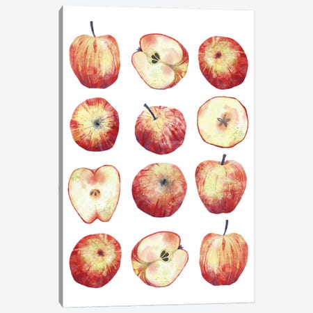 Apples Canvas Print #NSQ78} by Nic Squirrell Art Print