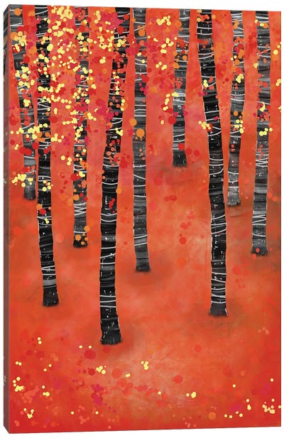 Birches Canvas Art Print - Nic Squirrell