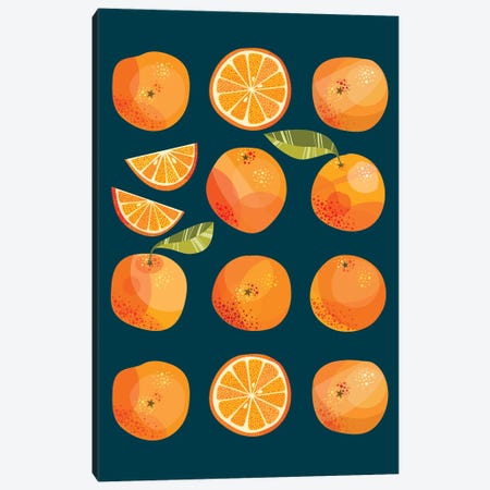 Oranges In The Dark Canvas Print #NSQ84} by Nic Squirrell Canvas Print