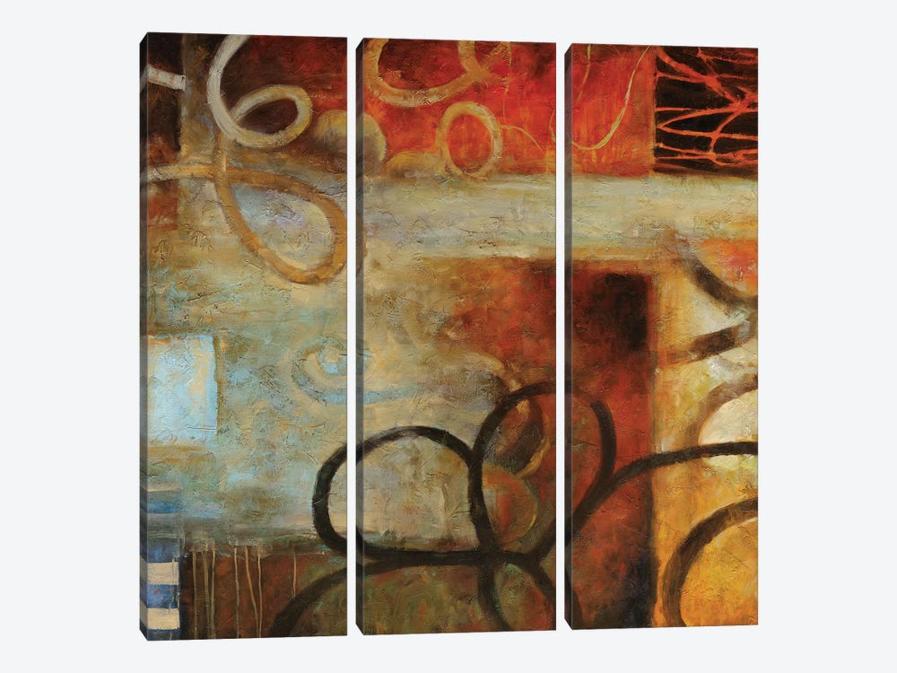 Turning Point I by Nick Stevens 3-piece Canvas Wall Art