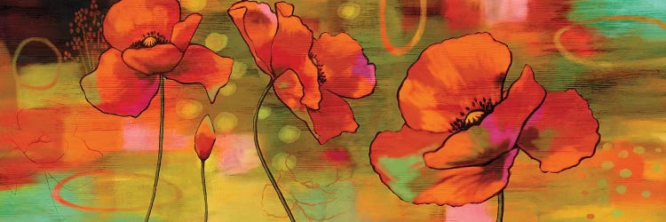 Magical Poppies by Nicole Sutton wall art