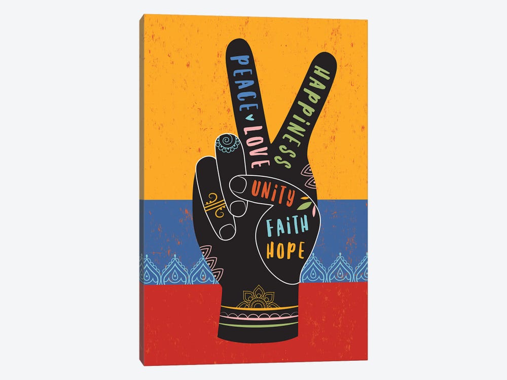 Hand In Hand by Nina Seven 1-piece Canvas Art Print