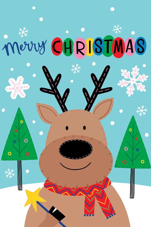 Merry Christmas by Nina Seven wall art