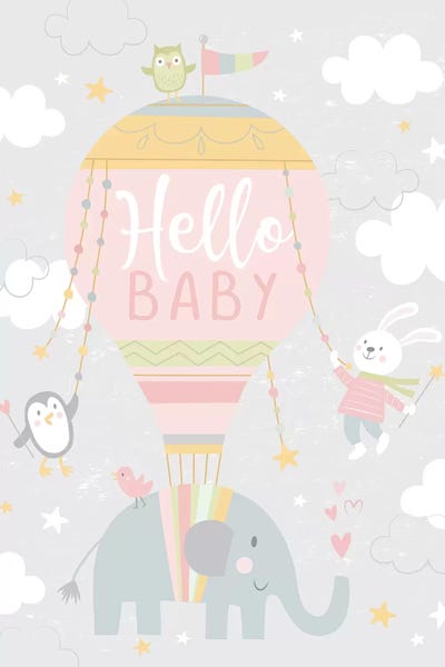 To The Moon I by Nina Seven canvas print