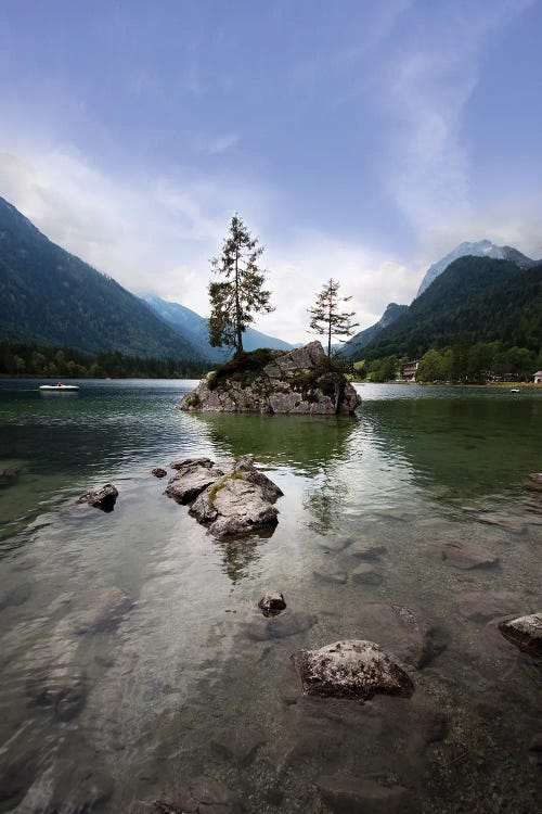 Landscape On Lake Alps