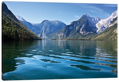 Lake Königssee, The Jewel Among Berchtesgaden Lakes Canvas Art Print - Nailia Schwarz