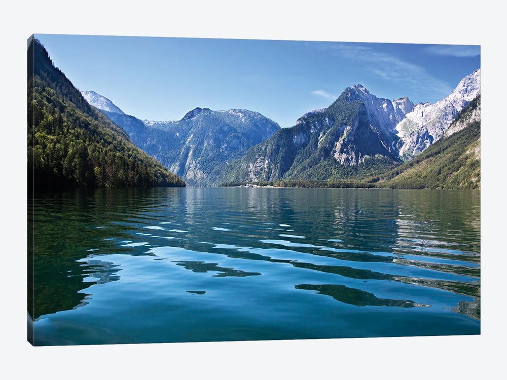 Lake Königssee, The Jewel Among Berchtesgaden Lakes by Nailia Schwarz 1-piece Canvas Wall Art