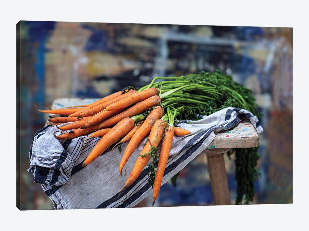 Still Life With Carrots by Nailia Schwarz 1-piece Canvas Wall Art