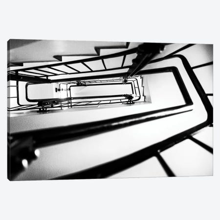 Stairs View From Below II Canvas Print #NSZ74} by Nailia Schwarz Art Print