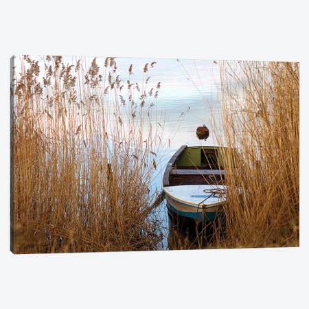 Landscape With Boat Canvas Print #NSZ76} by Nailia Schwarz Canvas Print