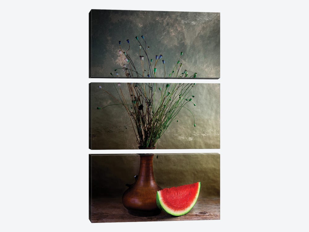 Still Life With Watermelon by Nailia Schwarz 3-piece Canvas Artwork