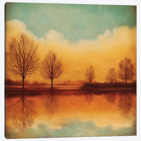 Reflections Of Autumn I Canvas Print #NTH13} by Neil Thomas Canvas Print