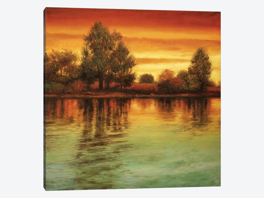 River Sunset I by Neil Thomas 1-piece Canvas Wall Art