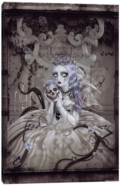 Corpse Bride Canvas Art Print - Pop Surrealism & Lowbrow Art