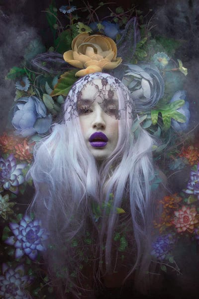 Natalie Shau: Floral Portrait by Natalie Shau