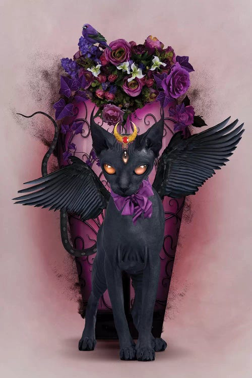 Bastet by Natalie Shau wall art