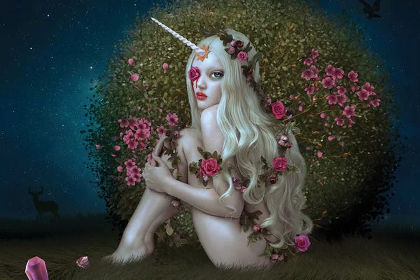 Pop Surrealism & Lowbrow: Lost Unicorn by Natalie Shau