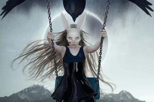 Goth Art: Black Rain by Natalie Shau