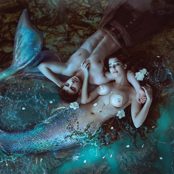 Pop Surrealism & Lowbrow: The Last Mermaid by Natalie Shau
